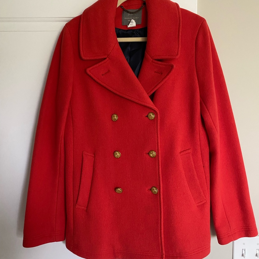 J. Crew Wool Pea Coat - size 14 Tall